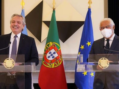 Fernández logró que Portugal respalde las negociaciones argentinas con el FMI
