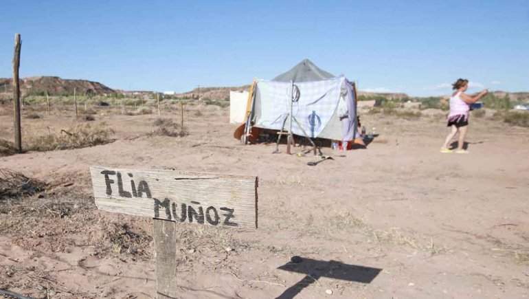 200 familias ocupan terrenos (Fuente: Instragram)