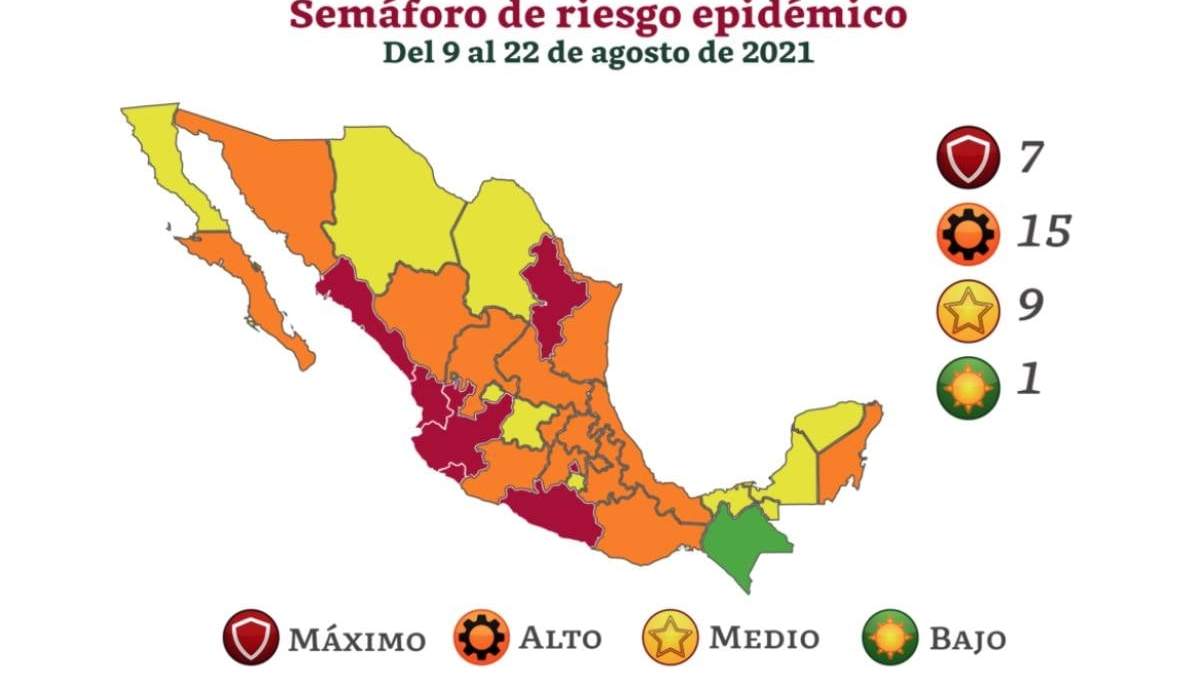 La página de la Ssa actualizó el semáforo para las siguientes dos semanas