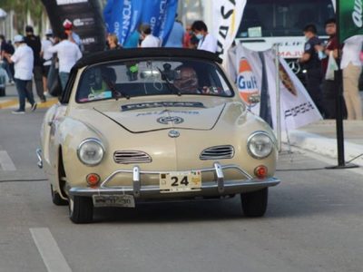 Felipe Calderón y su hermano volvieron al Rally Maya en otro auto