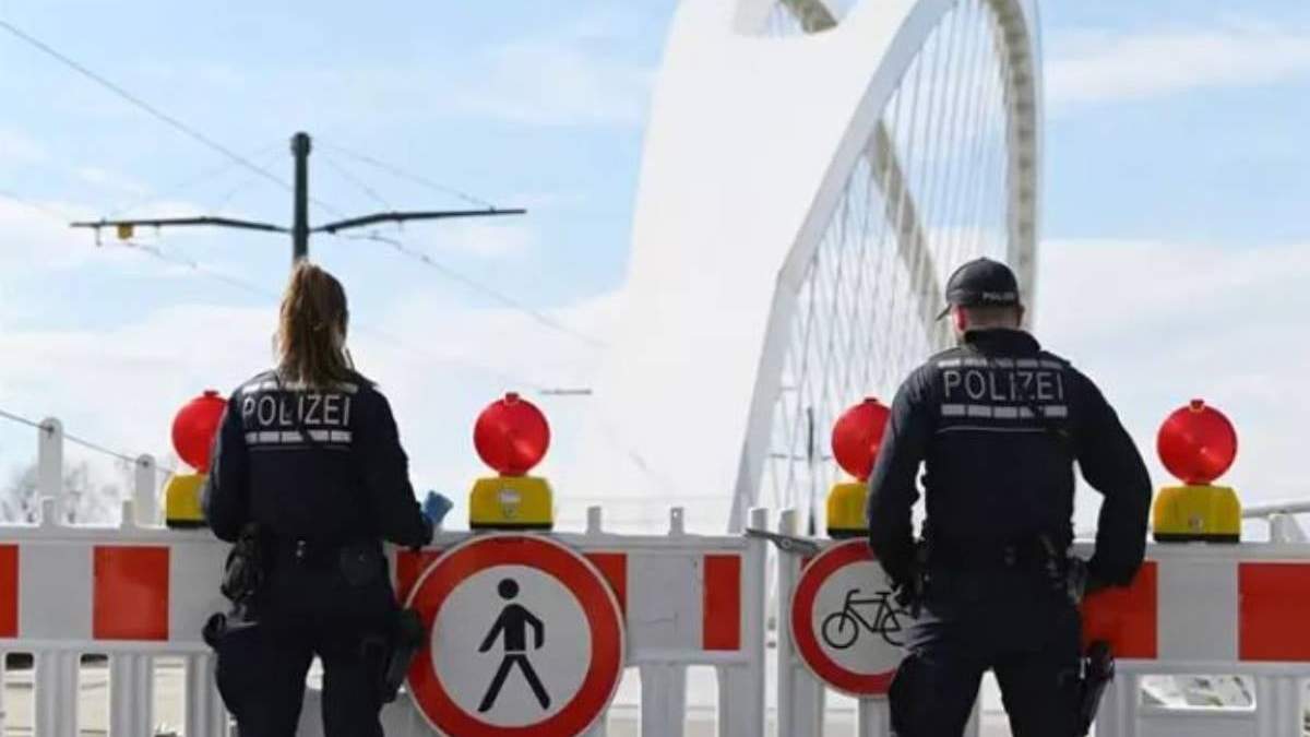 Dos agentes de la Policía alemana en una imagen de archivo