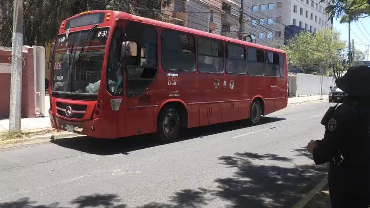 Camión donde ocurrió el ataque