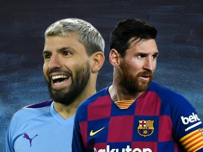 "¿No te ibas al fisio?": el insólito y desopilante reto en vivo que le hizo Messi al Kun Agüero
