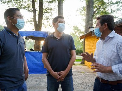 Marcos Koopmann visitó la Expo Agro Artesanal y Cultural de la ciudad de Mariano Moreno