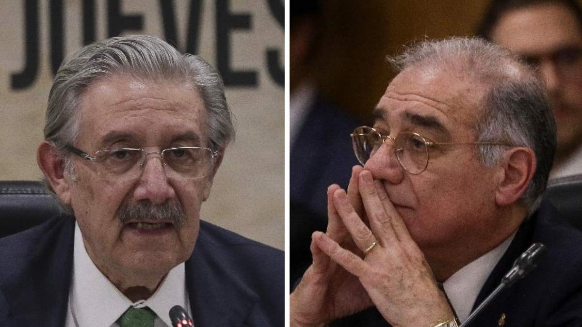 Ministros Luis María Aguilar Morales y Alberto Pérez Dayán