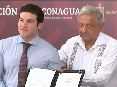 “Se ha portado muy bien aunque lo están maltratando”: AMLO respalda a Samuel García