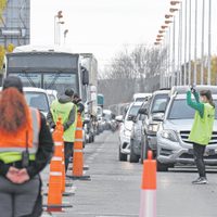 Cipolletti-Neuquén capital: así fue la apertura del carril preferencial en los puentes