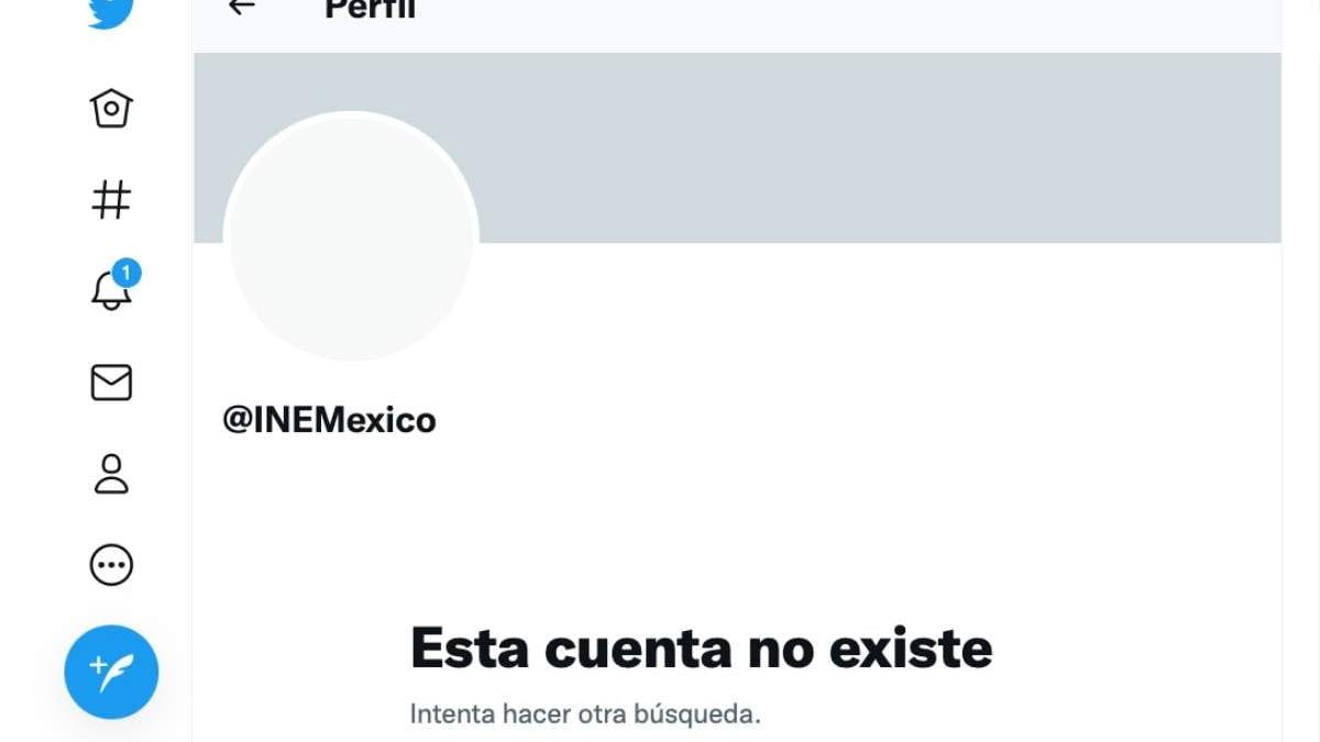 La cuenta deshabilitada en la red social