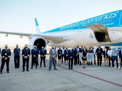 Salió el avión de Aerolíneas Argentinas para traer la vacuna Sputnik V desde Rusia