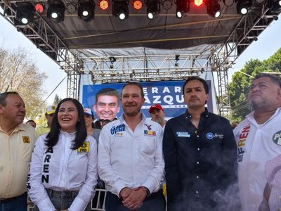 Taboada y Quiroga presumen planta potabilizadora; la instalarían si ganan la elección