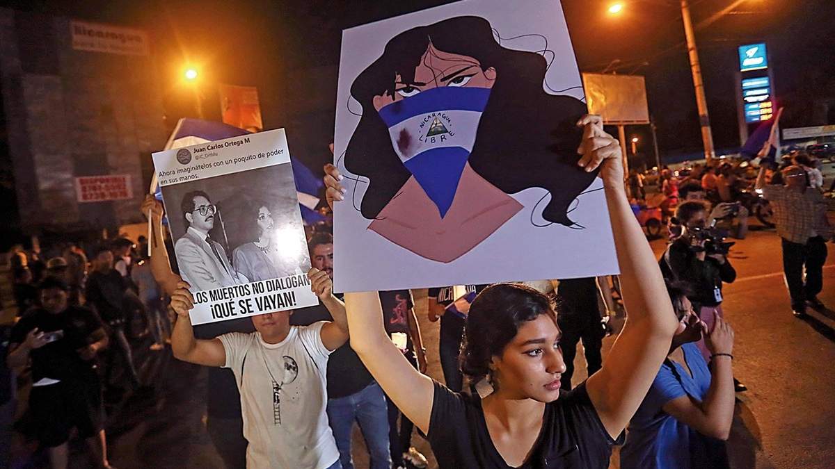 Protestas en Managua en 2018