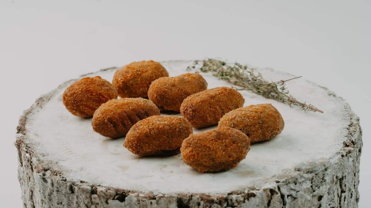 Croquetas de morcilla y cebolla. Fuente: (X)