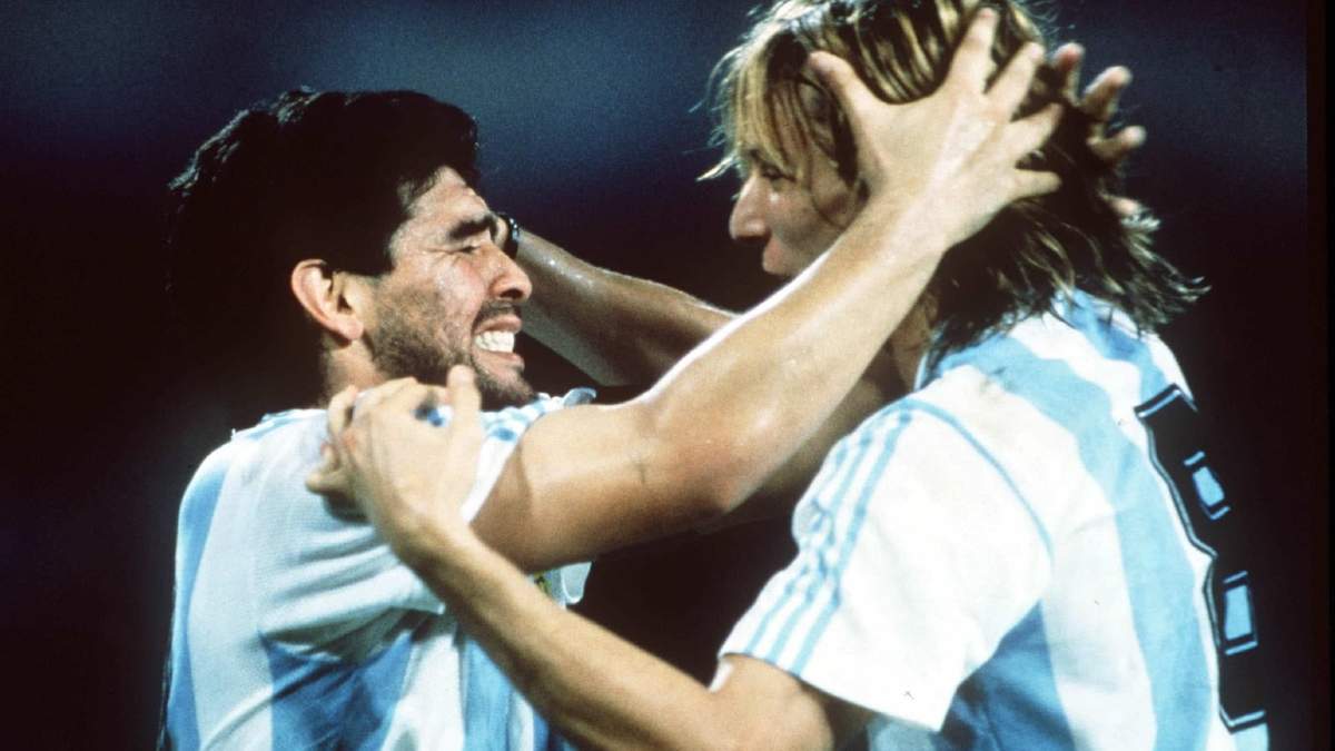 Diego Maradona y Claudio Caniggia. Fuente: (Instagram)