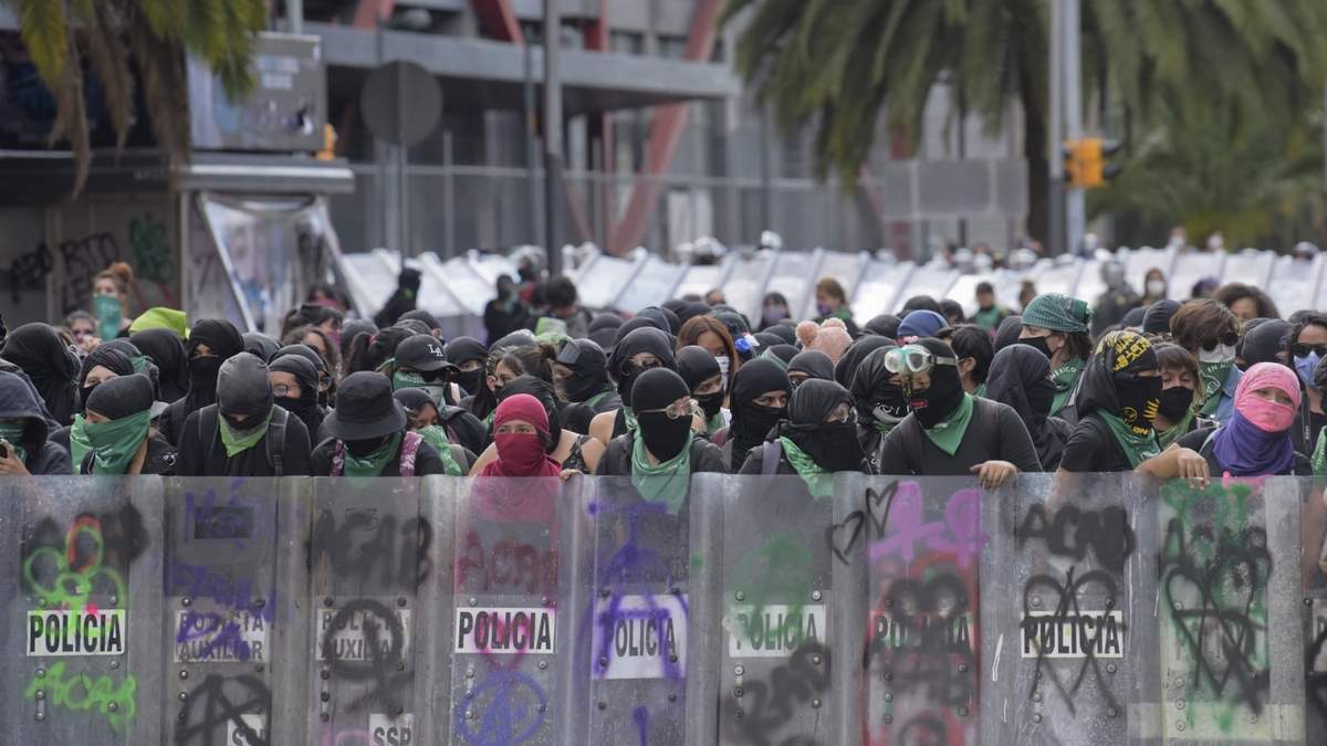 Protesta por el Día Internacional por la Despenalización del Aborto en América Latina y el Caribe