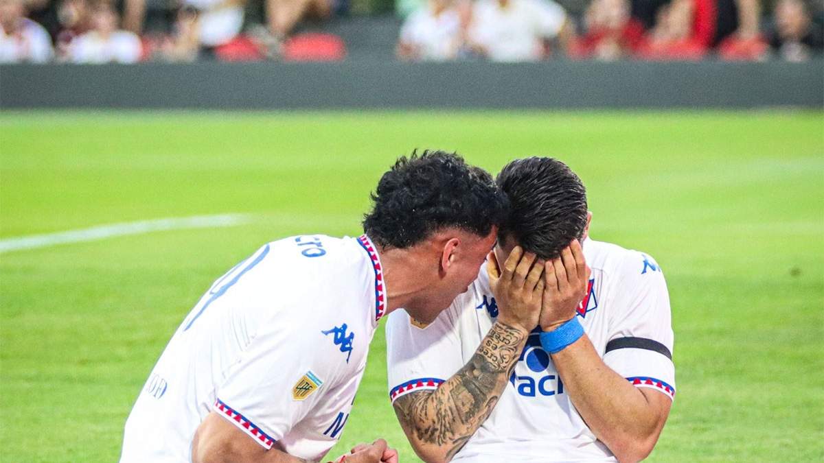 La emoción de Nacho Russo y su compañero David Romero.