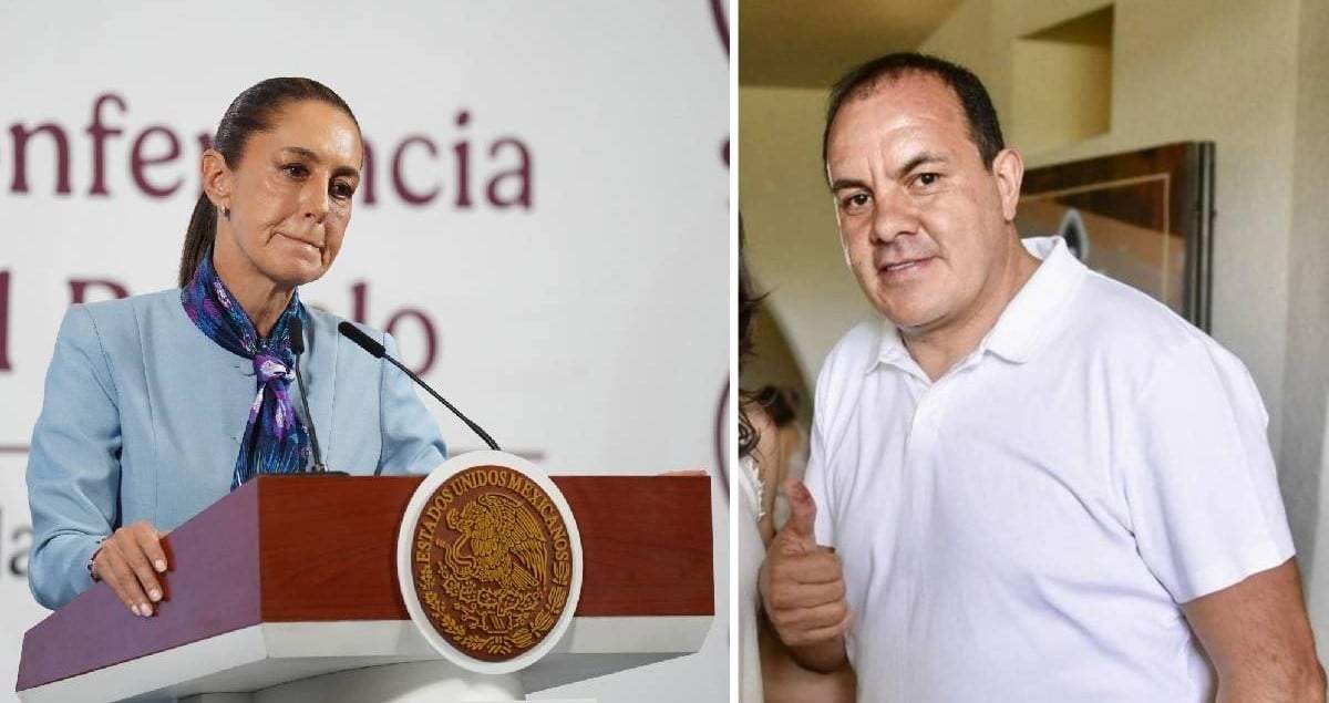 Claudia Sheinbaum y Cuauhtémoc Blanco