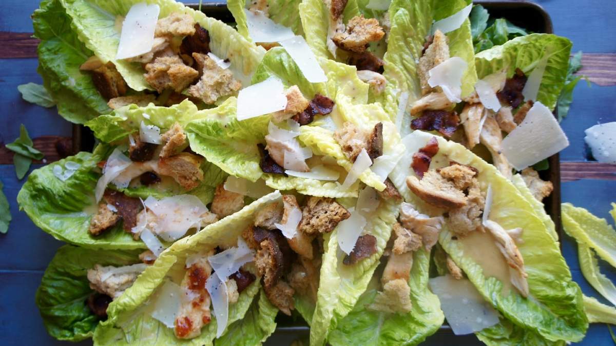 Ensalada César. Fuente: (Instagram)