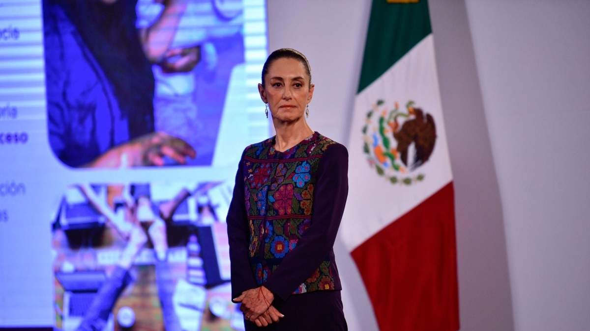 La presidenta Claudia Sheinbaum