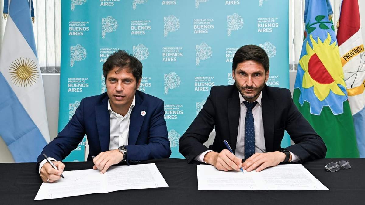 Axel Kicillof le ratificó su apoyo a Pullaro. Fuente: (Twitter)