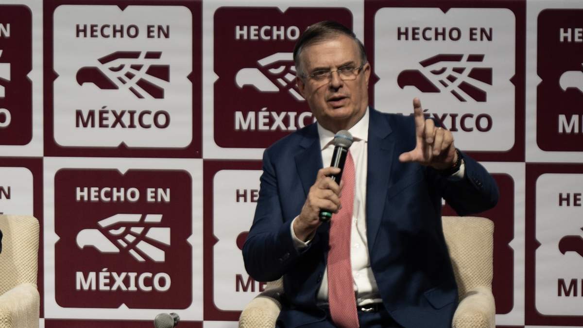 El secretario de Economía, Marcelo Ebrard en el evento Hecho en México: Mentes en Acción