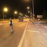 La ruta 7, lugar de un choque fatal en Centenario