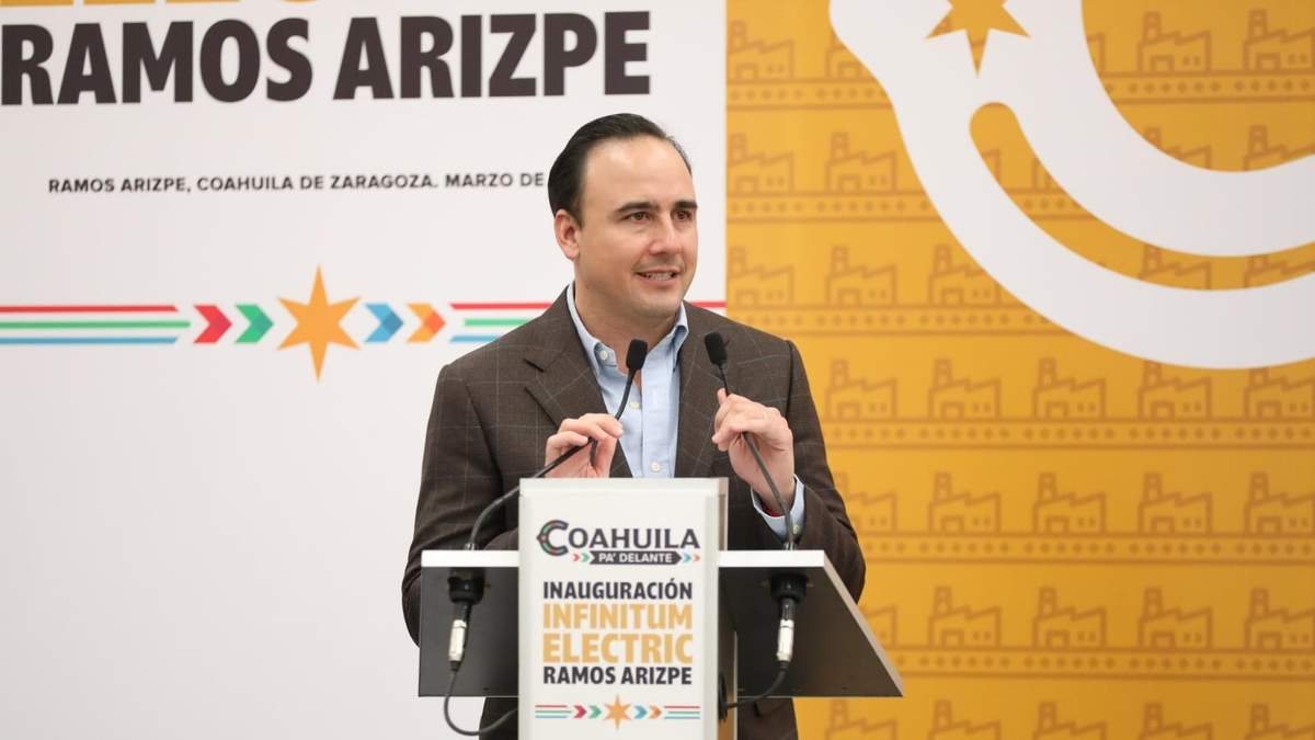 El gobernador de Coahuila, Manolo Jiménez