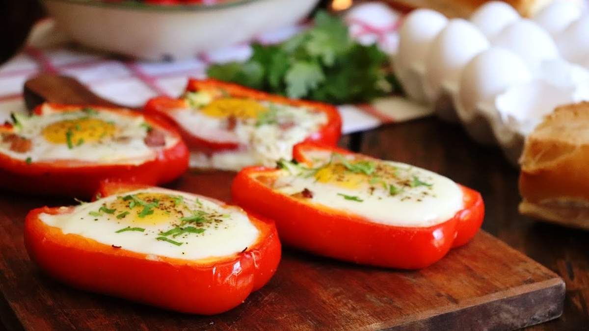 Morrones rellenos. Fuente: (Instagram)