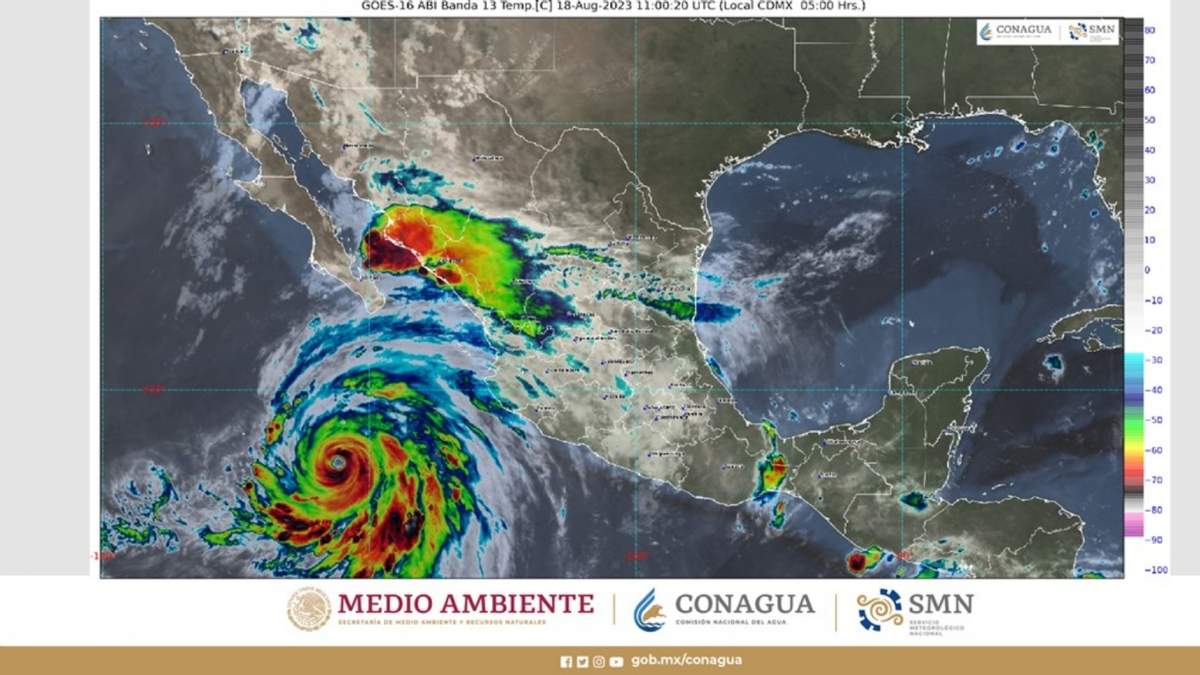 Clima lluvioso en México