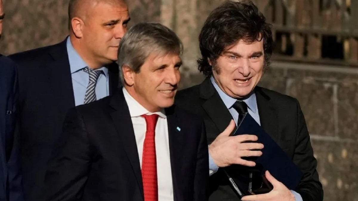 Javier Milei y Luis Caputo. Fuente: (Instagram)