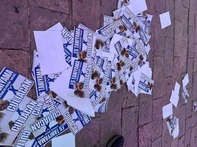 Dron interrumpe "carnita por la paz" en Culiacán con volantes que vinculan a organizador con narco