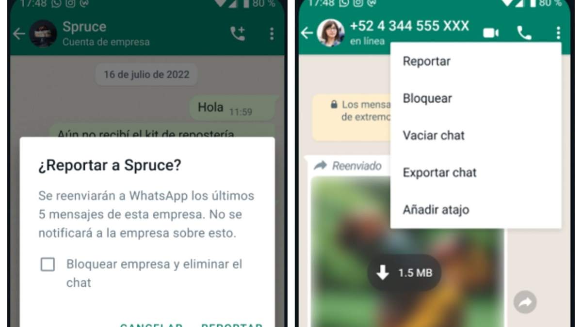 Bloqueo de usuarios no deseados