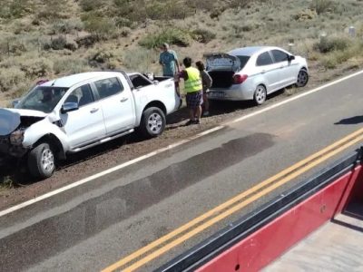 Choque en la Ruta 237, cerca de Picún Leufú, dejó dos menores lesionados