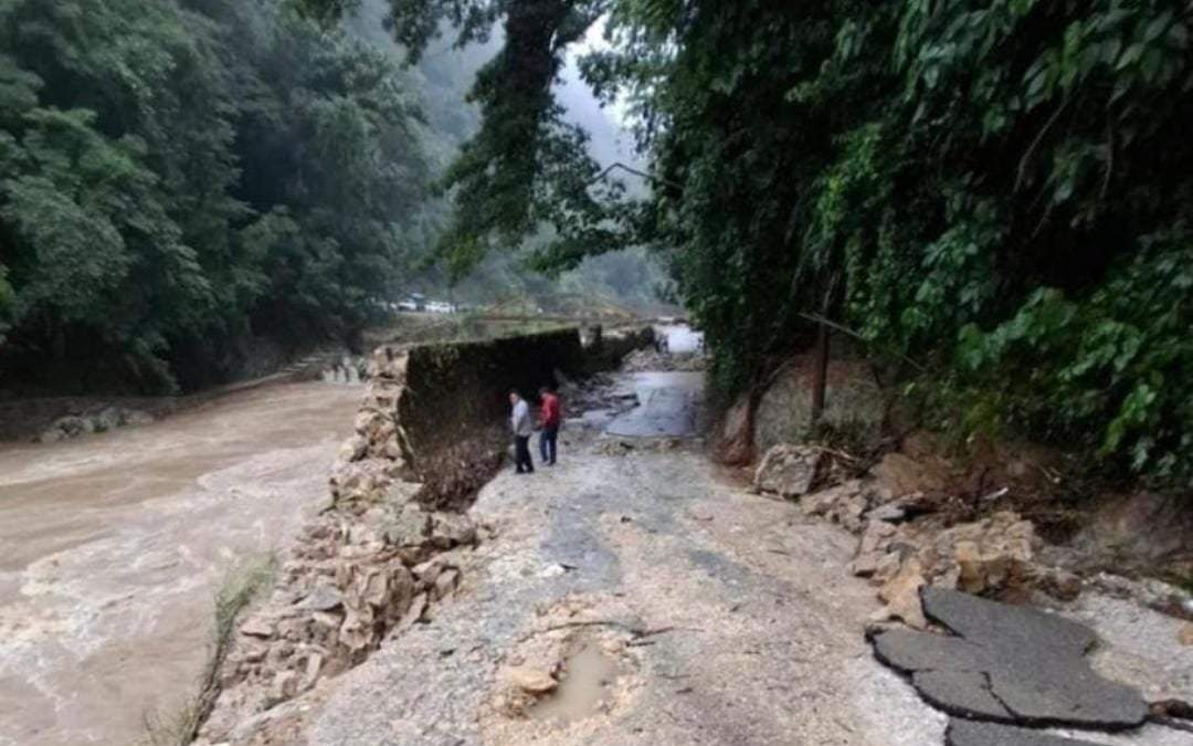 Afectaciones por desbordamiento de ríos en la región norte de Chiapas