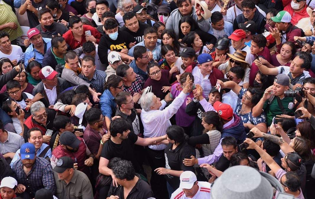 La marcha por los cuatro años de gobierno