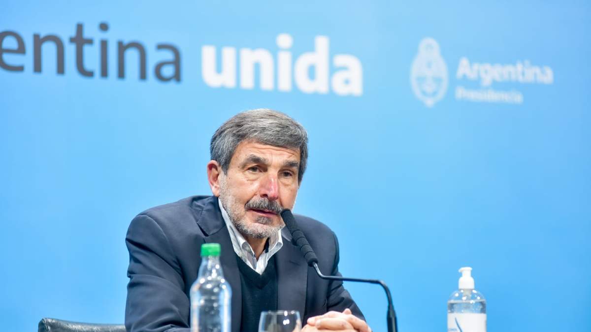 El ministro de Ciencia, Tecnología e Innovación, Roberto Salvarezza. Fuente: (Twitter)