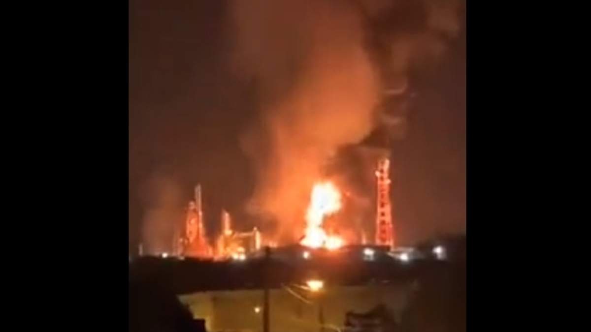El incendio en la Refinería Lázaro Cárdenas de Minatitlán