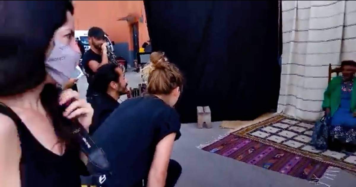 Escena del video que causó indignación