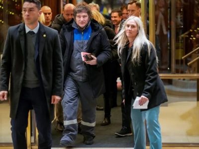 Milei viajó a Oslo para apoyar a Machado, quien no llegó a la ceremonia