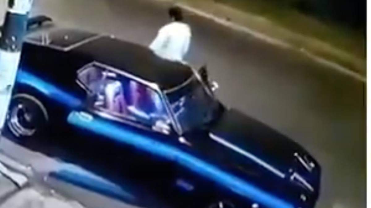 El agresor captado en el video