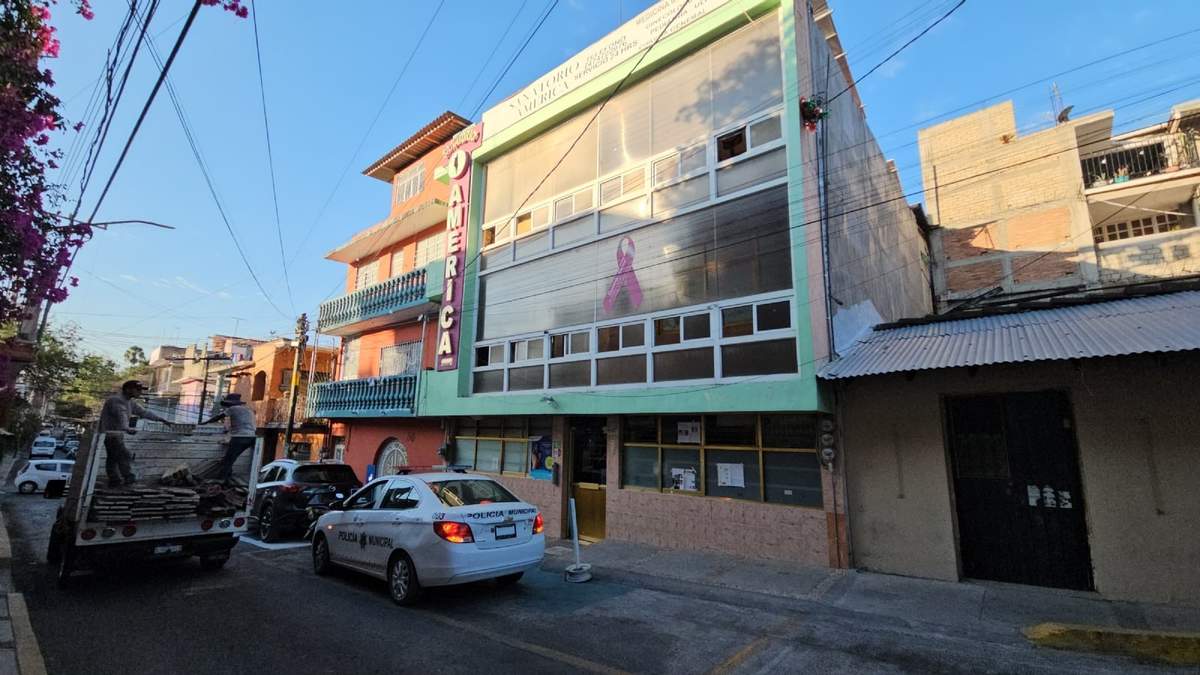 Sanatorio América, propiedad del alcalde de Chilpancingo, Gustavo Alarcón Herrera