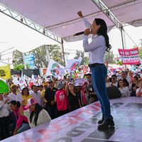 Del Moral presume que ya alcanzó a Delfina Gómez en las preferencias electorales