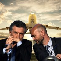 Macri y Dietrich no pudieron evitar reaccionar ante el cierre del aeropuerto de El Palomar
