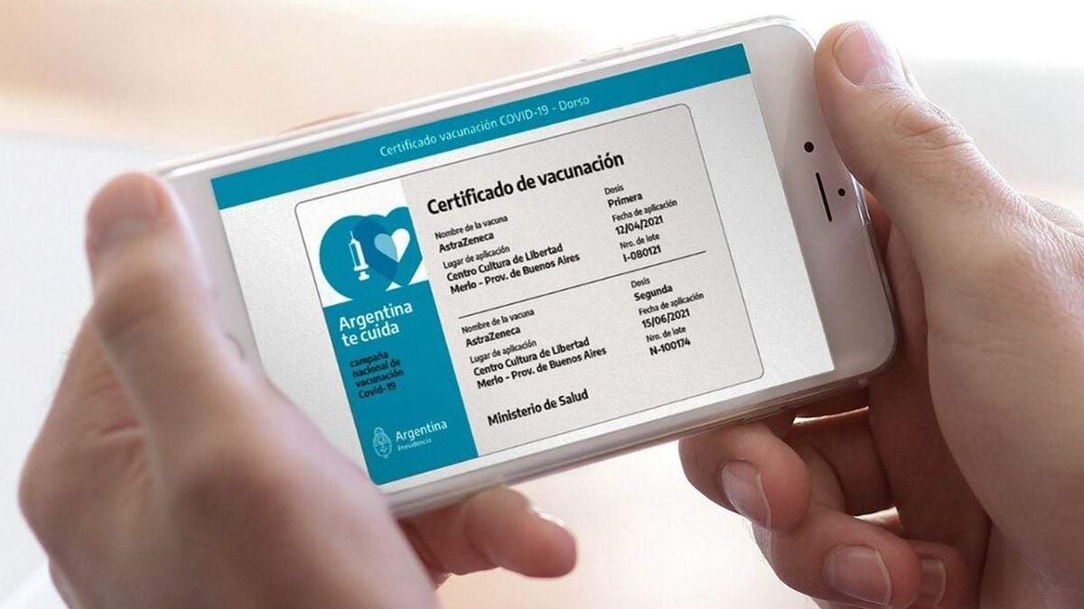 El Ministerio de Salud analiza implementar el pase sanitario en Neuquén. Fuente: (Twitter)