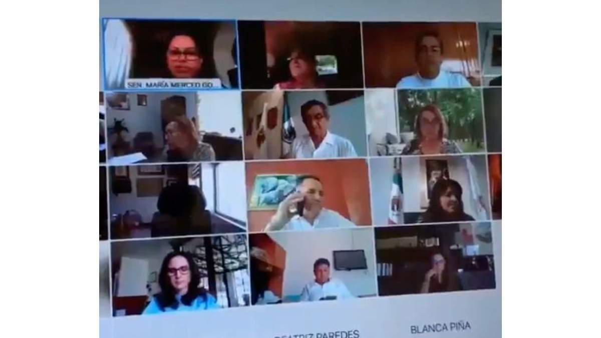 La senadora María Merced González fue interrumpida por su compañera legisladora