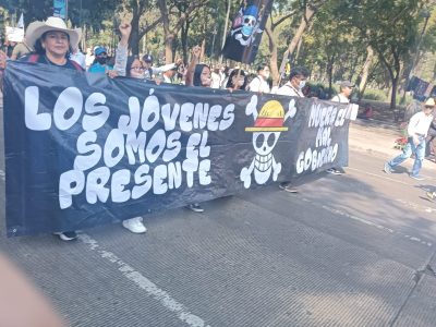 Generación Z sale a marchar: “no hay nada que celebrar” a siete años de la 4T