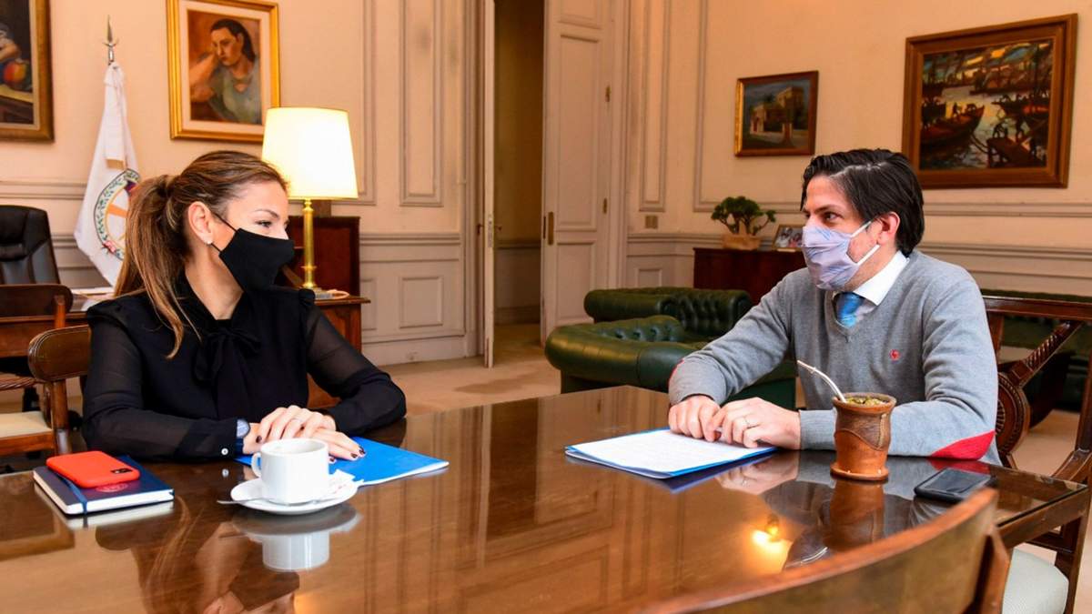 Soledad Acuña y Nicolás Trotta. Fuente: (Twitter)