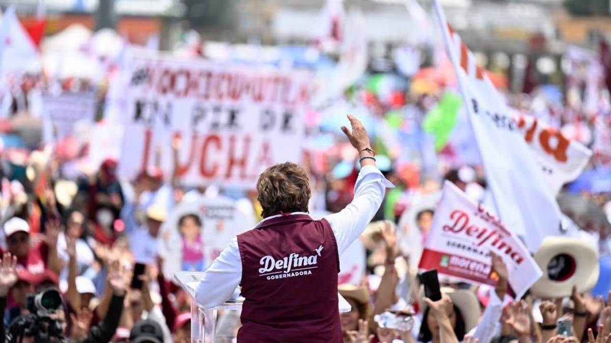 La candidata de Morena