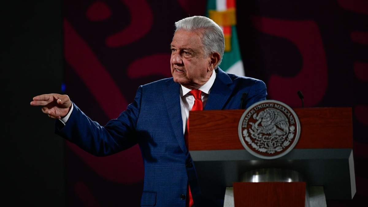López Obrador en su conferencia del lunes