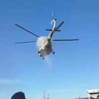 Helicóptero de la Marina se desploma en Mazatlán tras presentar falla en motor (Video)