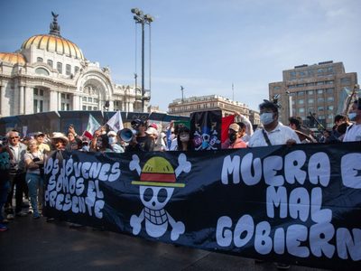 Marcha de la Generación Z sólo reunió a 300 personas, según el Gobierno de la CDMX